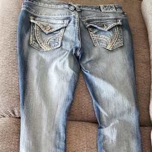 Distressed jeans